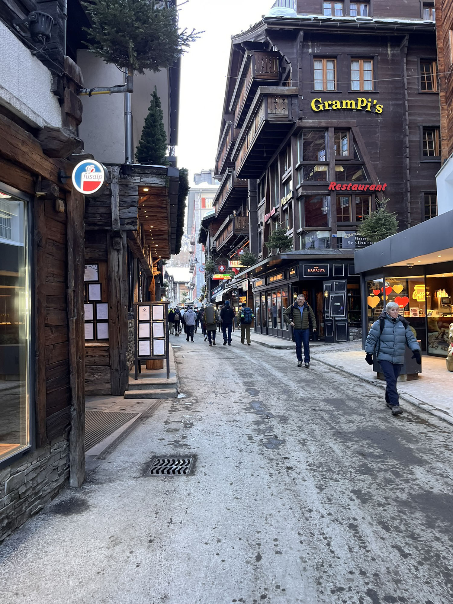 The main street of Zermatt may certainly look very appealing, however it did little for us when it came to shopping.
